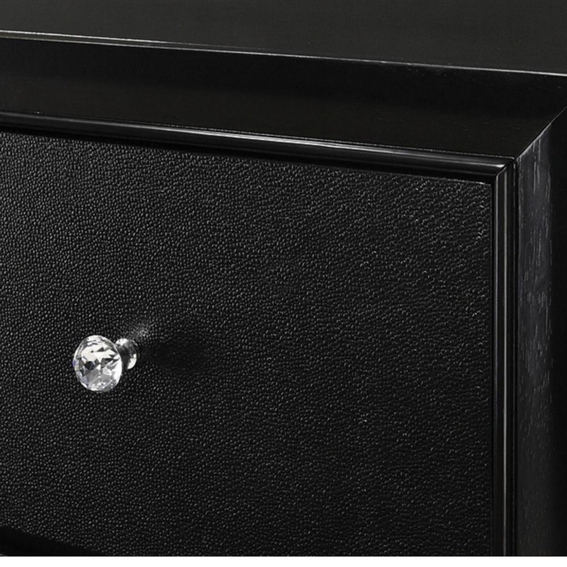 Commode de rangement de style moderne et contemporain à 5 tiroirs, pour chambre à coucher, Horizontal