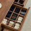 Armoire de rangement en noyer noir