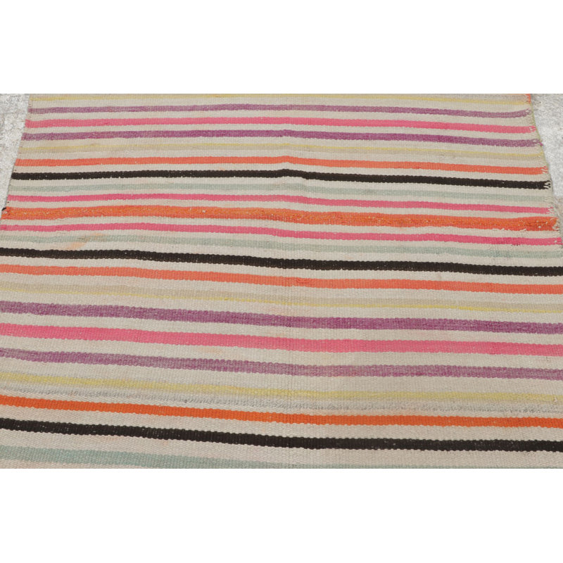 Vintage One-of-a-Kind 4'8" X 5'4" Area Rug