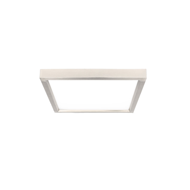 Plafonnier encastré 1 lumière DEL, H 1 po x l 11 po x P 11 po