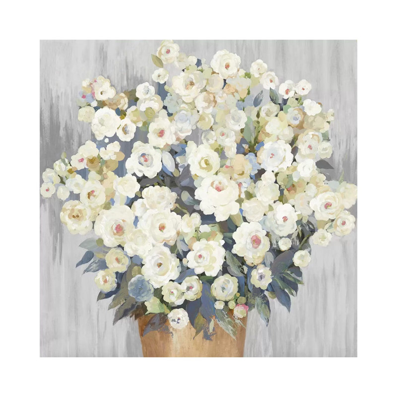 Reproduction d’art, "bourgeonnant Blossoms" par Allison Pearce, Toile tendue, Pas de tapis, H 48 po x l 48 po x 1,5 po