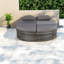 Luxueuse chaise longue en rotin, réglable et compacte