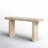 Bergamot 63" Distressed White Narrow Console Table