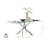 Lenworth Modern Chrome Metal and Glass Dining Table Set with 6 Luxury Faux Leather Dining Chairs-464334960