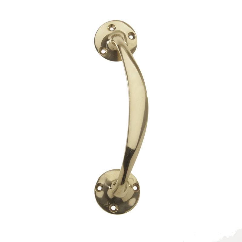 Akaash Arch Handle, Polished Brass
