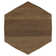 Zalika Hexagonal Solid Mango Wood End Table Natural