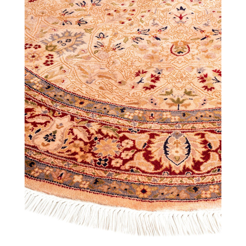 Fine Vibrance One-of-a-Kind 4' 1" X 4' 1" Hand Knotted Area Rug