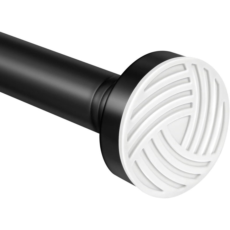 Tringle de tension réglable sans perçage - Tringle antidérapante en ABS pour salle de bain et fenêtre