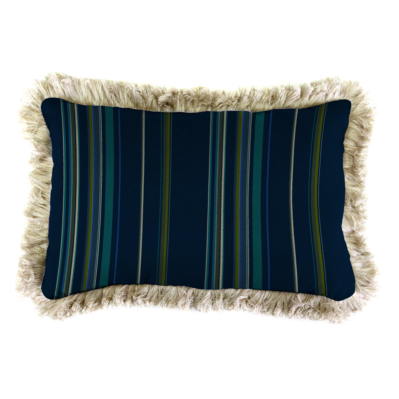 Upstand Outdoor Back Cushion, Stanton Lagoon/White