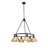 Felda 6 - Light Steel Dimmable Cone Chandelier-99998925-99998917