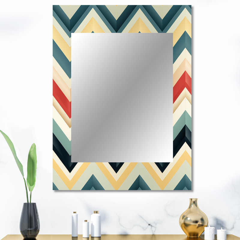 Laskin - Mid-Century Wall Mirror, 40 po x 30 po