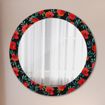 Huldar Glass Flat Wall Mirror