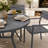 6-Person Round Patio Dining Set With Stackable Chairs-1948937992