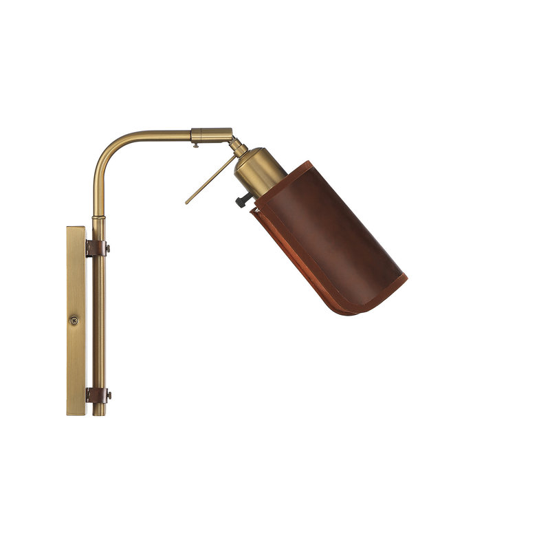 Drake 1 - Light Dimmable Brass Armed Sconce