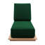 Hermosa Outdoor Teak Chaise Lounge-311407014