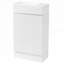 Meuble-lavabo durable en bois aggloméré avec lavabo en céramique, armoire de rangement et porte-papier hygiénique pour une organisation efficace