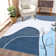 Hubey Washable Floral Indoor Rug
