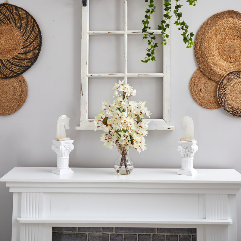 Arrangement floral Aquavia Bougainvillea dans un vase, Blanc