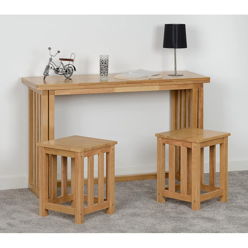 Maryport Rubberwood Solid Wood Dining Set