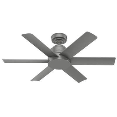 44" Kennicott 6 - Blade Modern Outdoor / Indoor Ceiling Fan with Wall Control