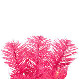 Pre-Lit Artificial Tinsel Christmas Wreath - 24" - Clear Lights