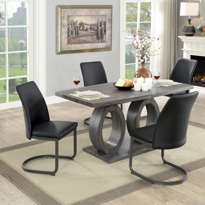 Hoskins 36 " Extendable Rectangular Dining Table