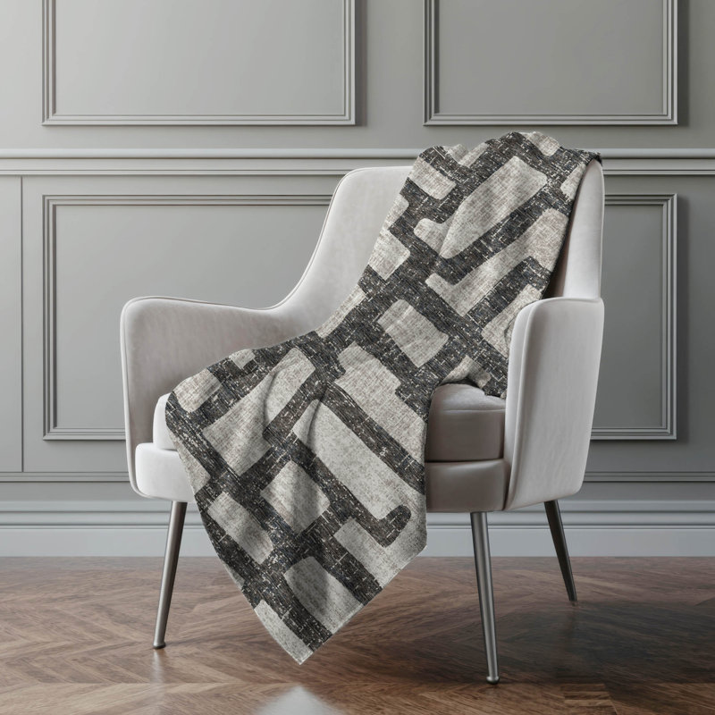 Jeté en sherpa Addison, Gris