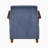 Weston 28" Mid-Century Modern Accent Chair - Corduroy Accent Chair Supportive Pocket Coil Seating, Solid Wood Brown Accents-956616290