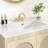 30"Single Bathroom Vanity With Ceramic Sink Top-1958481376