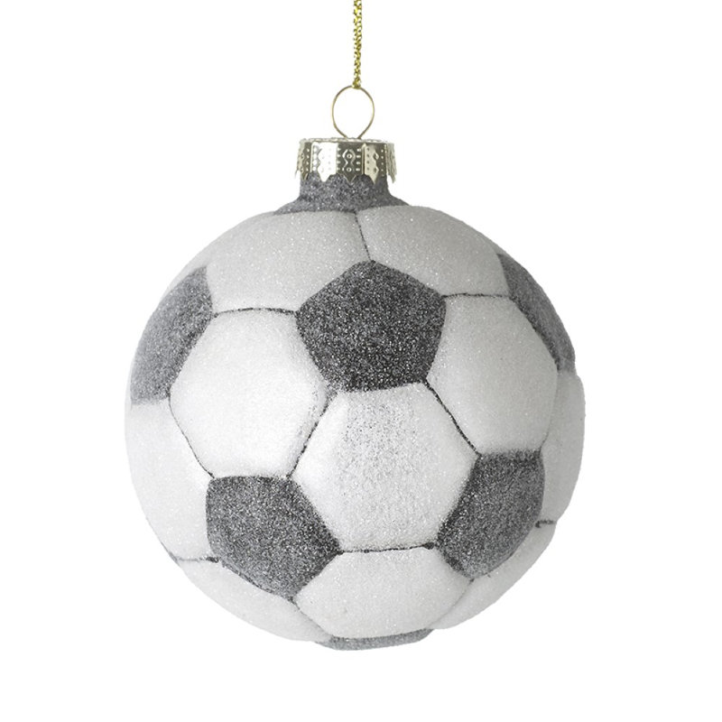 8cm Glass Holiday Shaped Ornament
