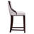 Fifth Avenue Traditional Vegan Leather Upholstered Beech Wood Counter Stool in Pearl White-53598450-28260509