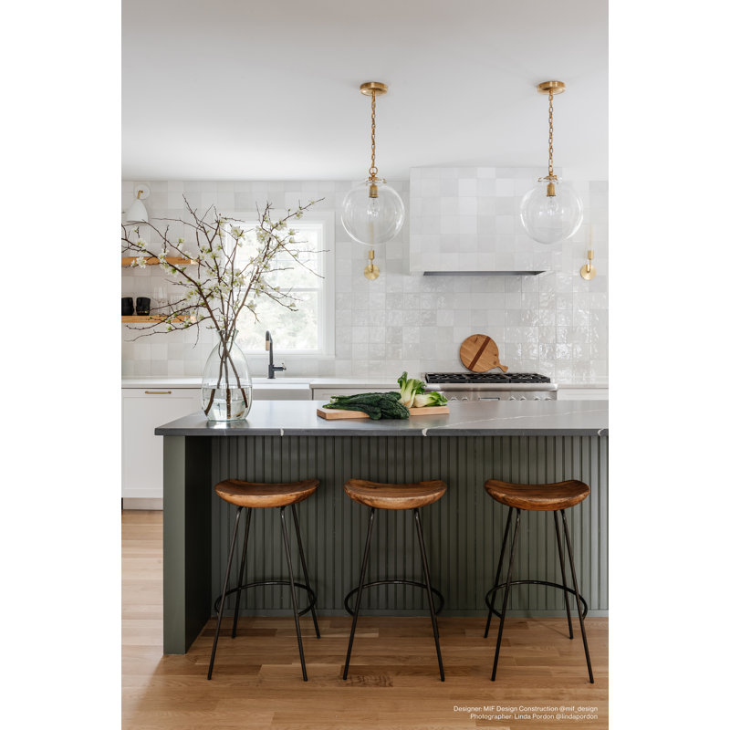 Cloe 5" x 5" Ceramic Tile, Gray