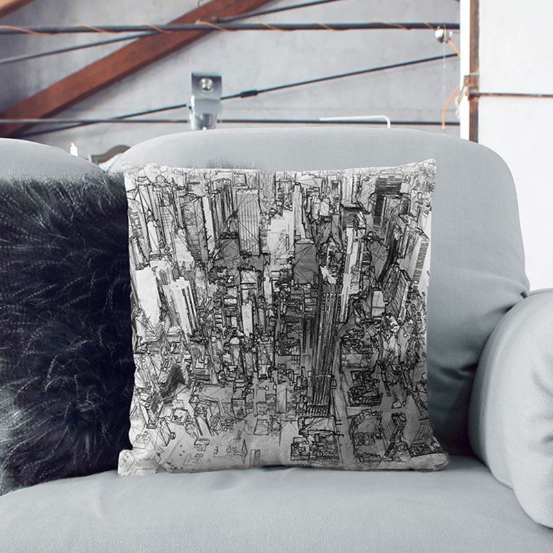 Square Throw Cushion, 55 x 55 cm