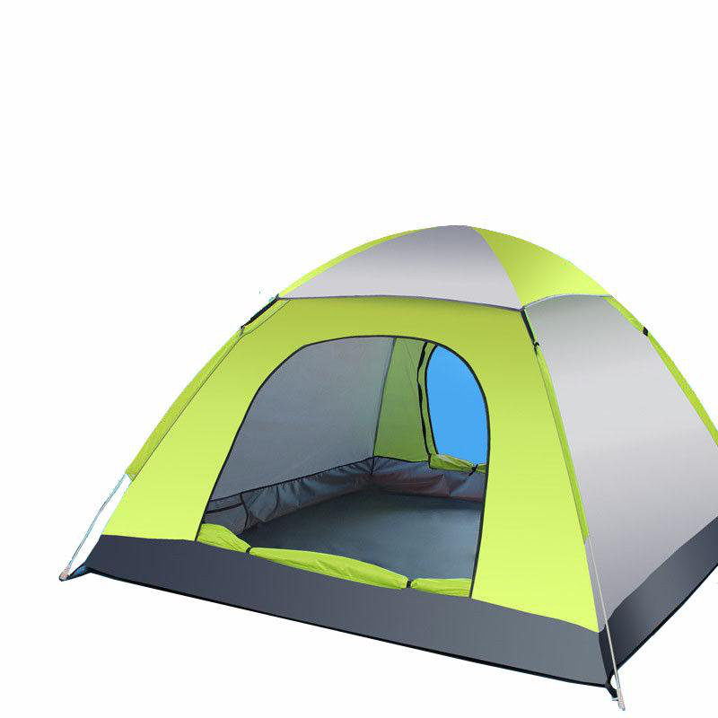 4 Person Tent, Light Green