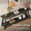 Console de 70,9 pouces de style campagnard pour entrée, table d'entrée à 2 niveaux-1666326945