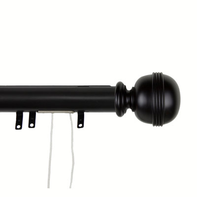 Tringle à rideaux simple réglable 1,5 "Shuster