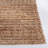 Jameswilliam Natural Fiber Hand Woven Jute Solid Color Rug-1889571607