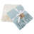 Aqua Woven Solid Lightweight Throw Blanket with Fringe Design 50" W x 60" L -72293154