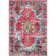 Juliemarie Vintage Bohemian Power Loom Performance Pink Rug