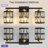 Arkin 3- Light Dimmable Bathroom Vanity Light With Cylinder Bilayer Crystal Shade-1122309900