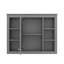 Armoire à pharmacie de 35 po x 27,5 po, rangement mural pour salle de bain avec miroir, unité moderne avec 6 tablettes ouvertes-1876423806