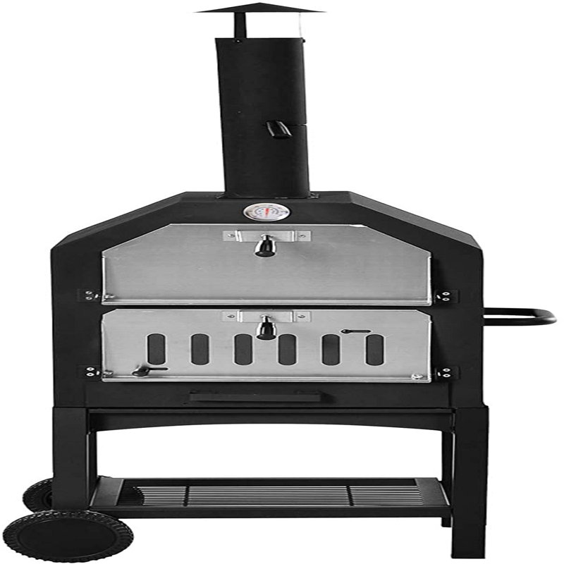 Sol 27 Outdoor Aalisa Steel Free Standing Charcoal Pizza Oven