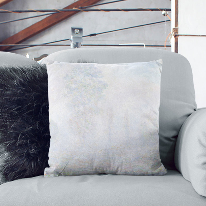 Morning Haze Square Throw Cushion, 55cm H x 55cm W x 20cm D