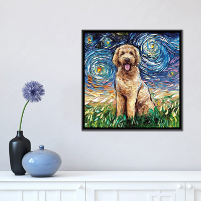 " Goldendoodle Night " by Aja Trier