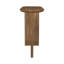 Console ovale en bois de manguier massif