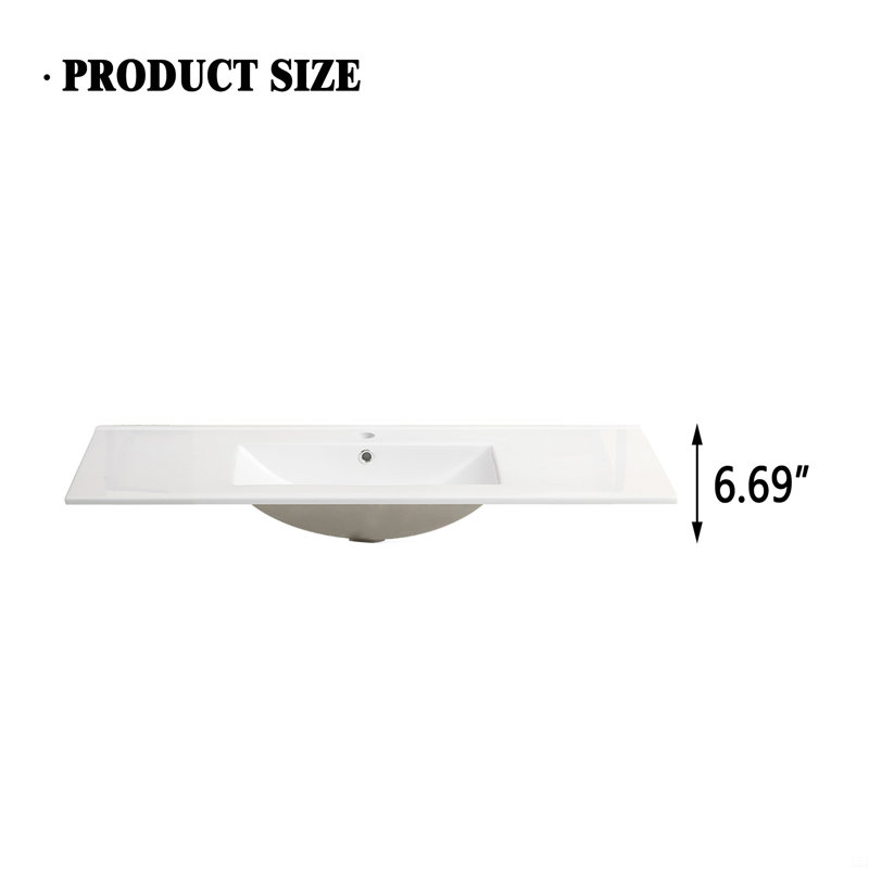 Lavabo de salle de bain en céramique