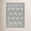 Ivory Blue Hand-Tufted Floral Wool Rug