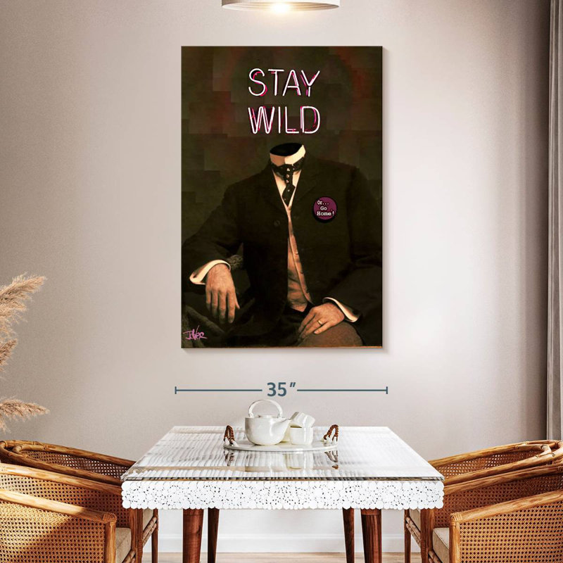 Leisha Stay Wild Portrait, 51" H x 34" W