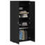 Highboard With Shelf 80 X 39 X 178 Cm Engineered Wood-970475878