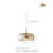 Modern Amber Glass Led Pendant Light-333726408
